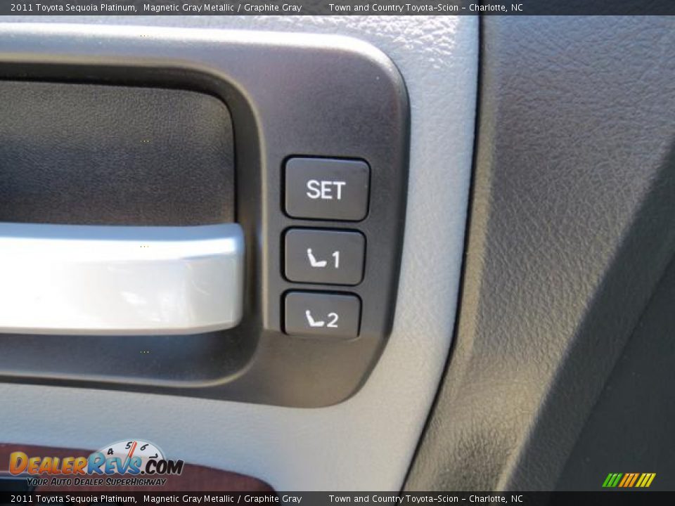 2011 Toyota Sequoia Platinum Magnetic Gray Metallic / Graphite Gray Photo #19