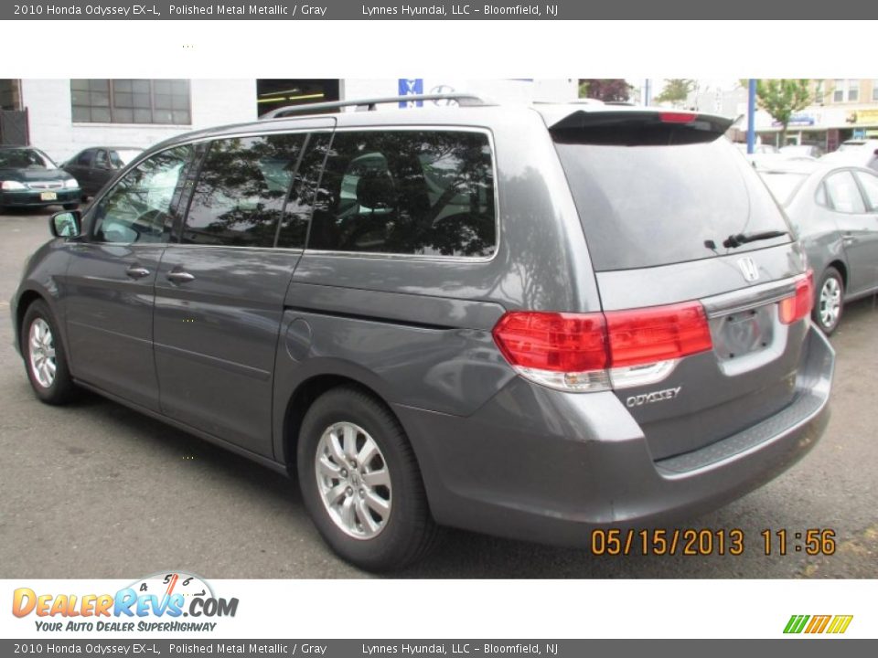2010 Honda Odyssey EX-L Polished Metal Metallic / Gray Photo #5