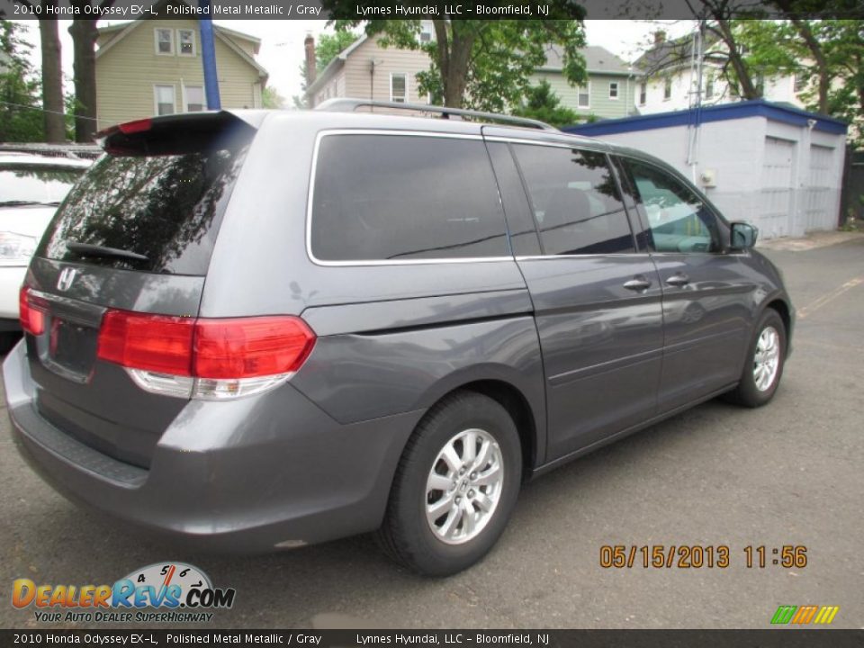 2010 Honda Odyssey EX-L Polished Metal Metallic / Gray Photo #6
