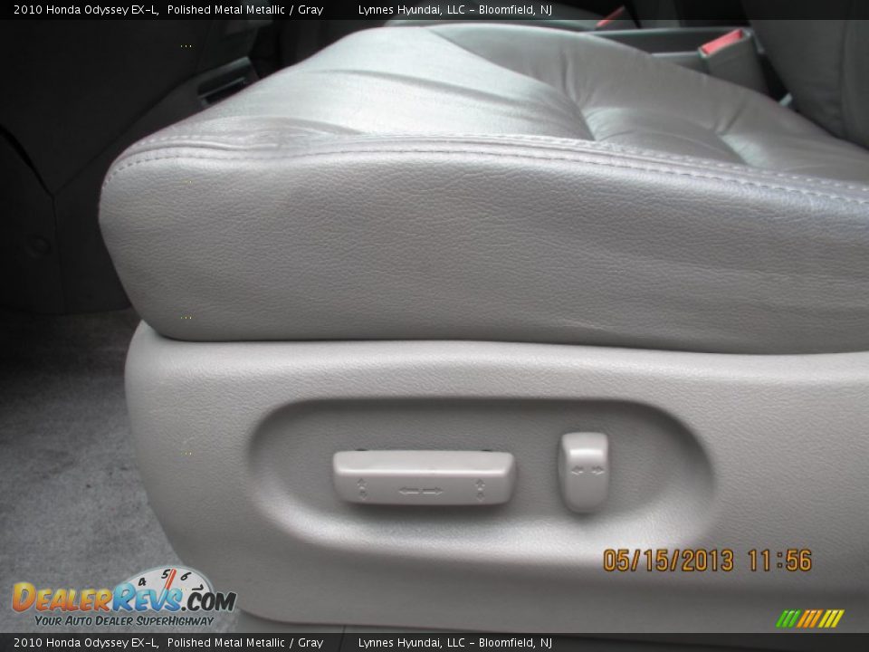 2010 Honda Odyssey EX-L Polished Metal Metallic / Gray Photo #8