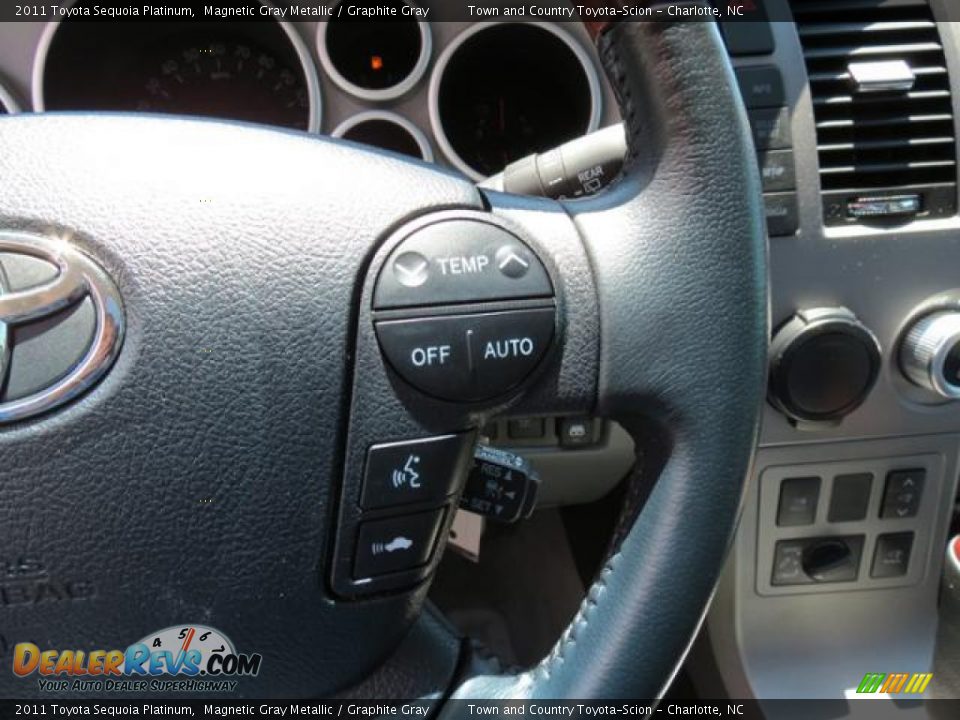 2011 Toyota Sequoia Platinum Magnetic Gray Metallic / Graphite Gray Photo #31