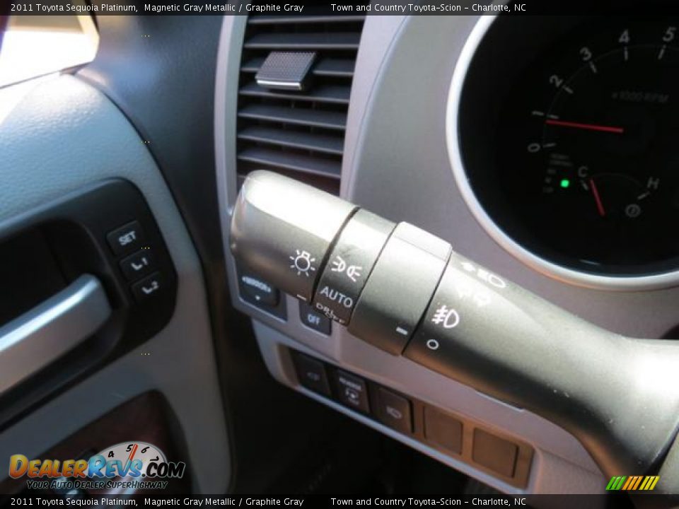 2011 Toyota Sequoia Platinum Magnetic Gray Metallic / Graphite Gray Photo #32