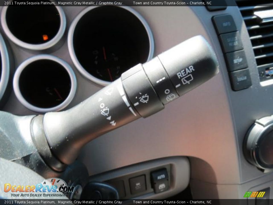 2011 Toyota Sequoia Platinum Magnetic Gray Metallic / Graphite Gray Photo #33