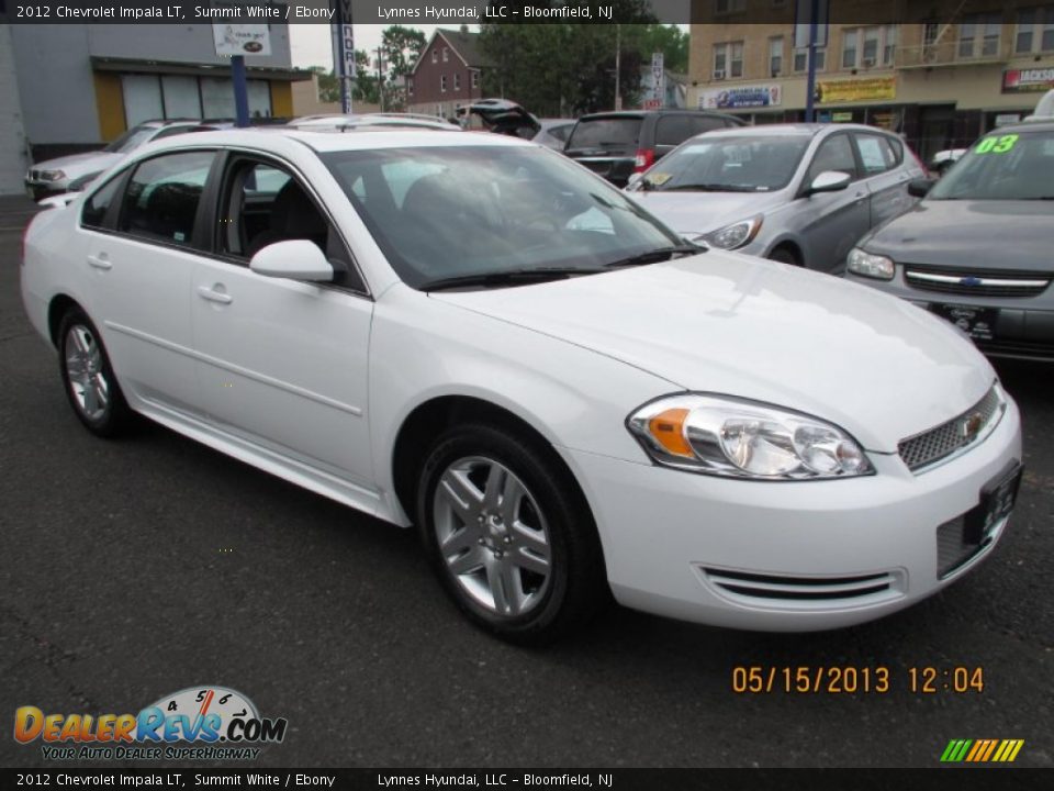 2012 Chevrolet Impala LT Summit White / Ebony Photo #2