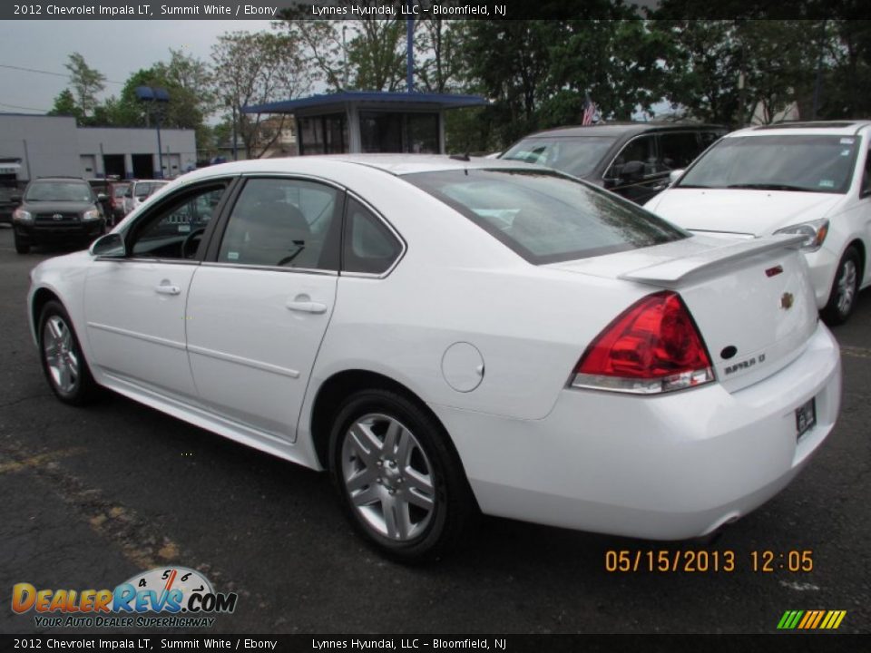 2012 Chevrolet Impala LT Summit White / Ebony Photo #6