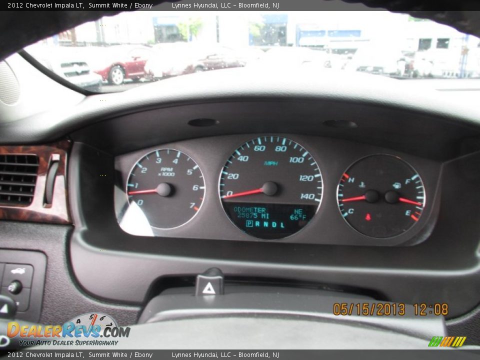 2012 Chevrolet Impala LT Summit White / Ebony Photo #14