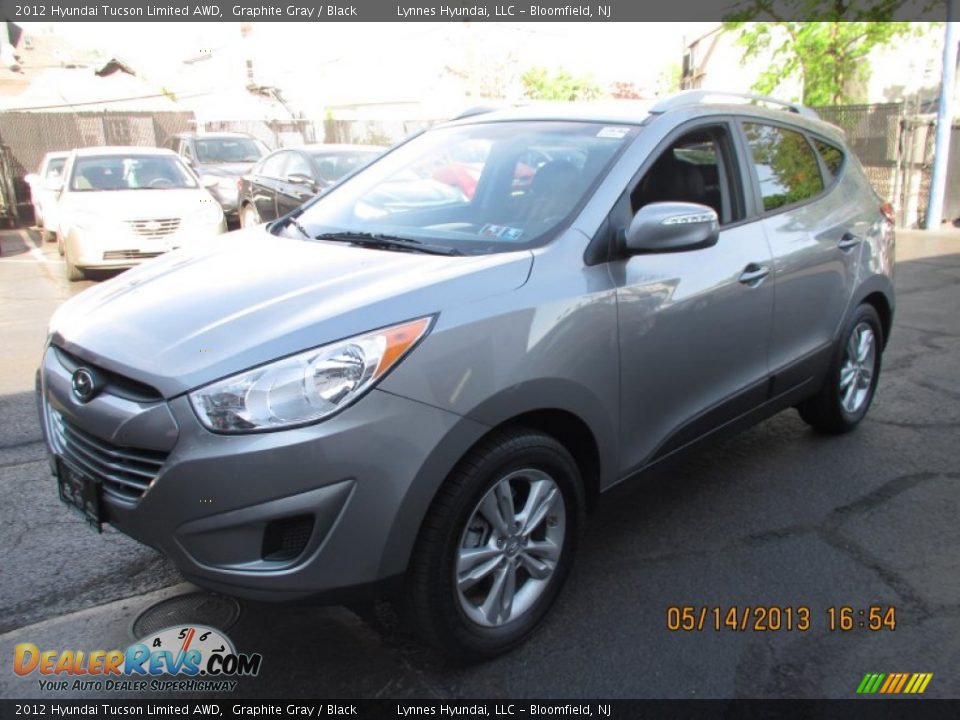 2012 Hyundai Tucson Limited AWD Graphite Gray / Black Photo #2
