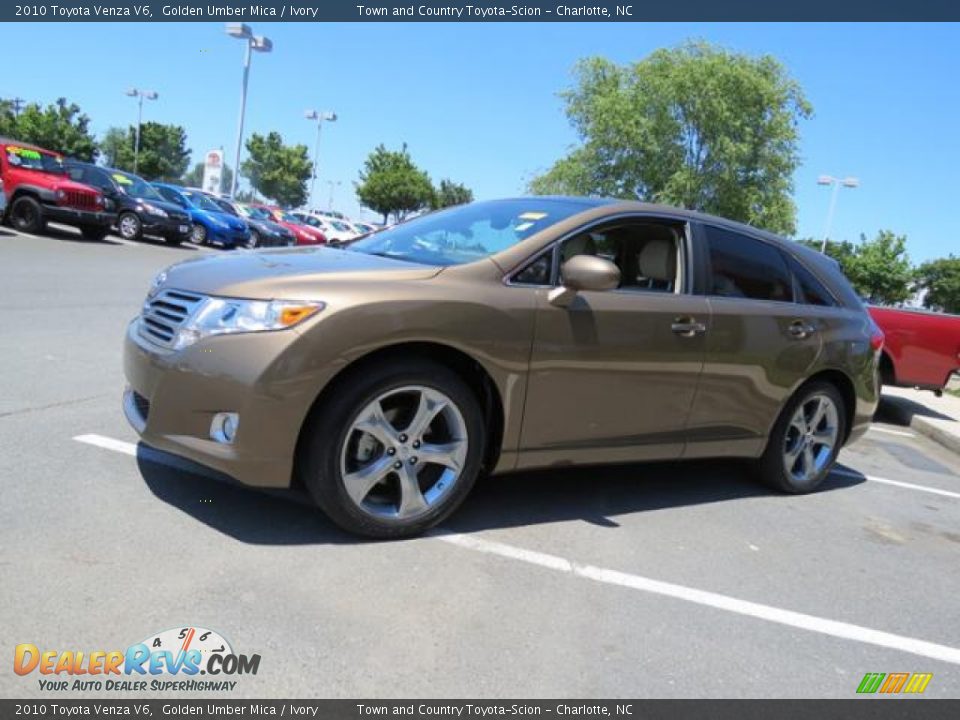2010 Toyota Venza V6 Golden Umber Mica / Ivory Photo #3