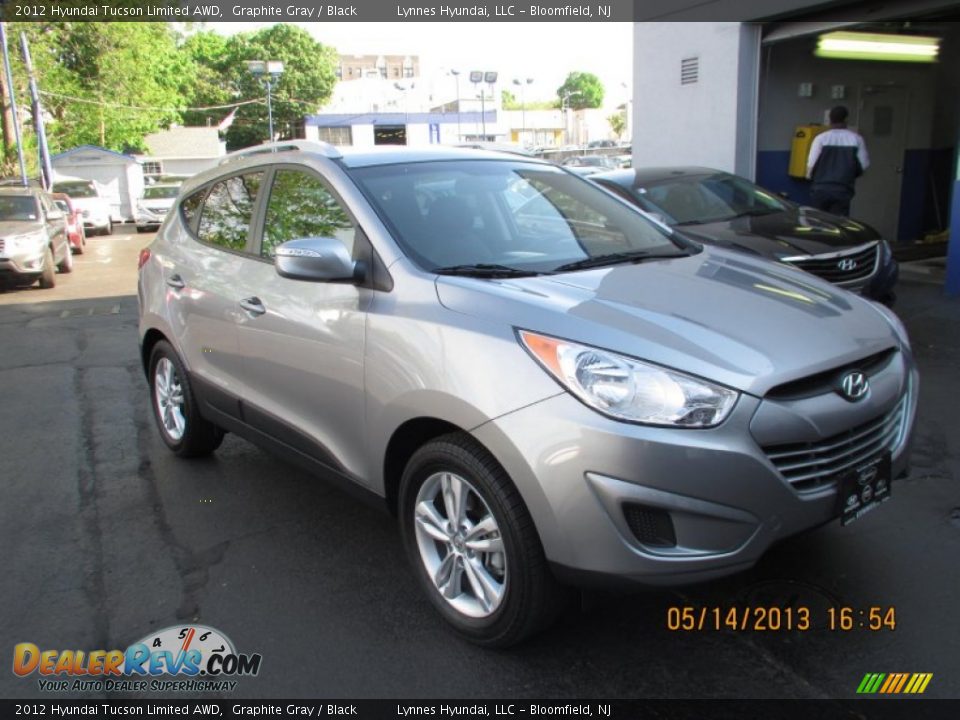 2012 Hyundai Tucson Limited AWD Graphite Gray / Black Photo #3