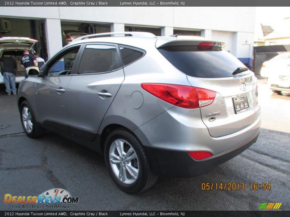 2012 Hyundai Tucson Limited AWD Graphite Gray / Black Photo #5