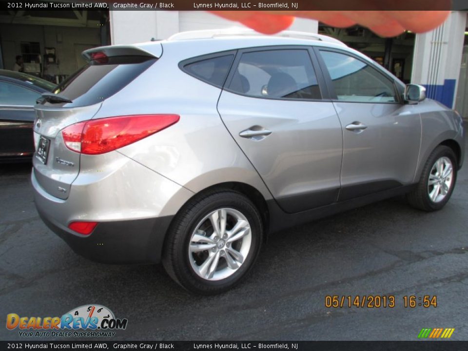 2012 Hyundai Tucson Limited AWD Graphite Gray / Black Photo #6