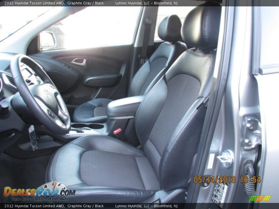 2012 Hyundai Tucson Limited AWD Graphite Gray / Black Photo #7