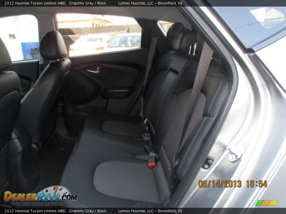 2012 Hyundai Tucson Limited AWD Graphite Gray / Black Photo #8