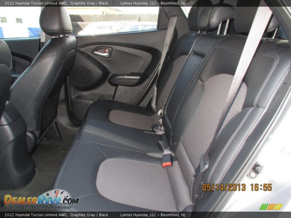 2012 Hyundai Tucson Limited AWD Graphite Gray / Black Photo #9