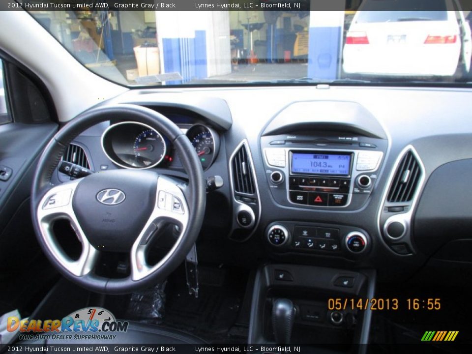 2012 Hyundai Tucson Limited AWD Graphite Gray / Black Photo #10