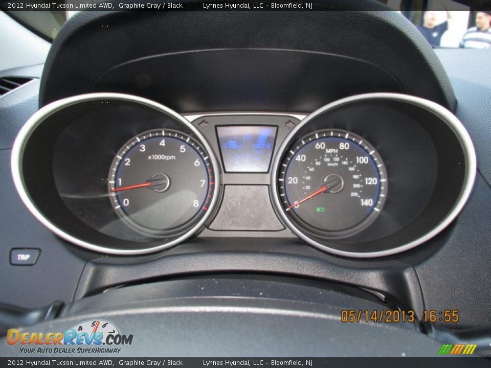 2012 Hyundai Tucson Limited AWD Graphite Gray / Black Photo #11