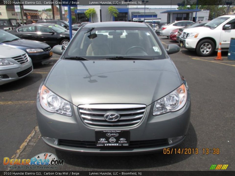 2010 Hyundai Elantra GLS Carbon Gray Mist / Beige Photo #1