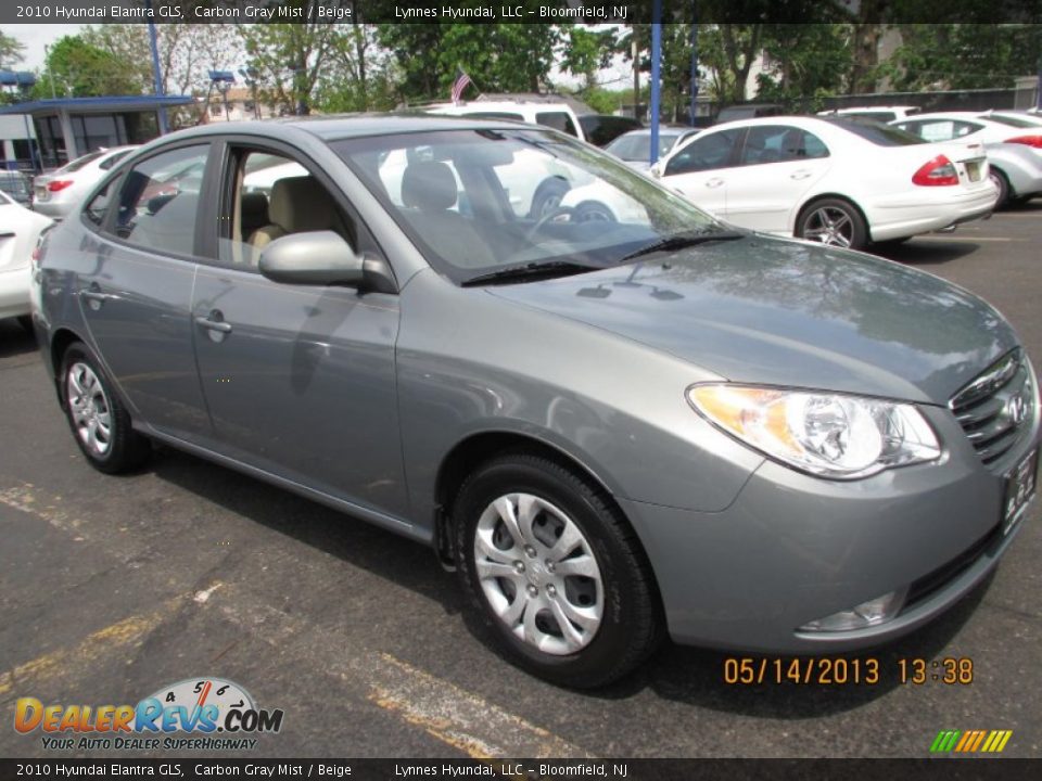 2010 Hyundai Elantra GLS Carbon Gray Mist / Beige Photo #2