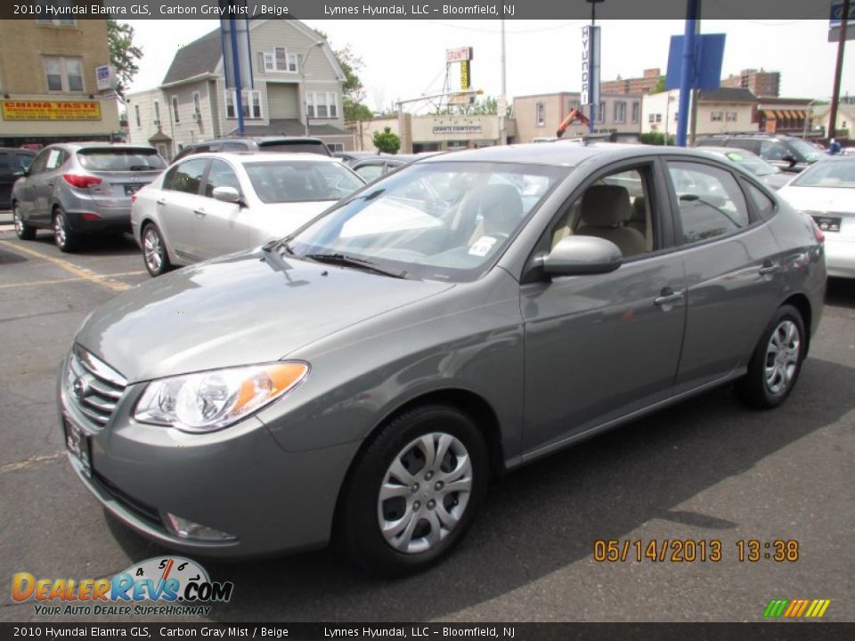 2010 Hyundai Elantra GLS Carbon Gray Mist / Beige Photo #3