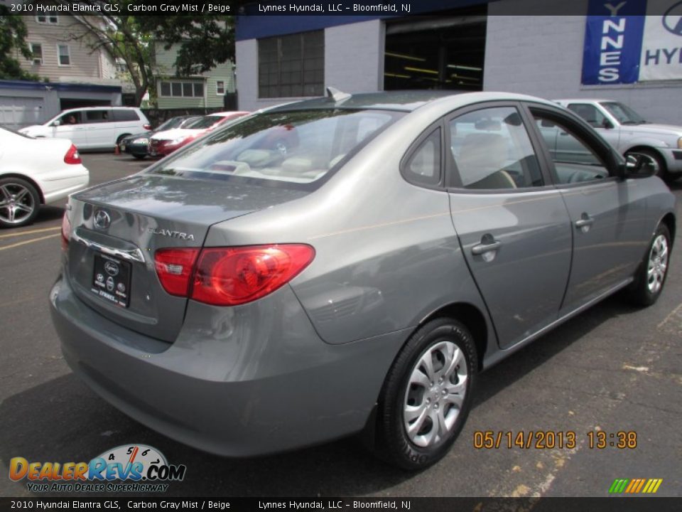 2010 Hyundai Elantra GLS Carbon Gray Mist / Beige Photo #5