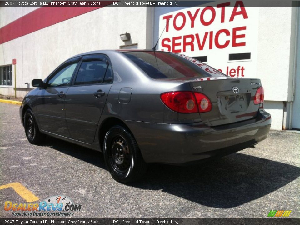 2007 Toyota Corolla LE Phantom Gray Pearl / Stone Photo #4