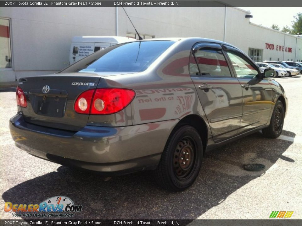2007 Toyota Corolla LE Phantom Gray Pearl / Stone Photo #6