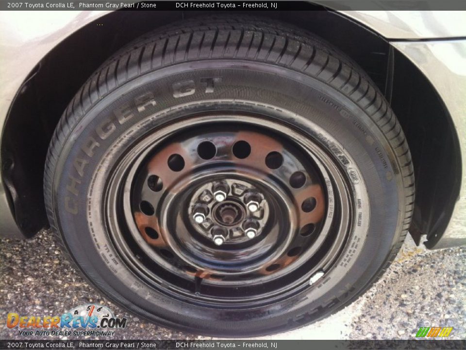 2007 Toyota Corolla LE Phantom Gray Pearl / Stone Photo #16
