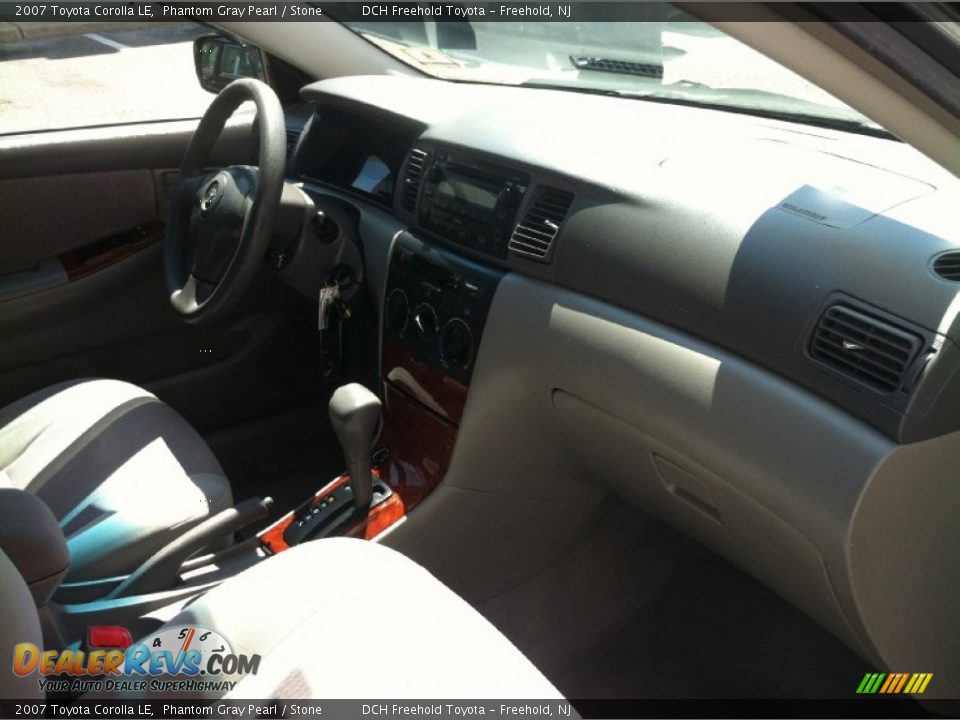2007 Toyota Corolla LE Phantom Gray Pearl / Stone Photo #20