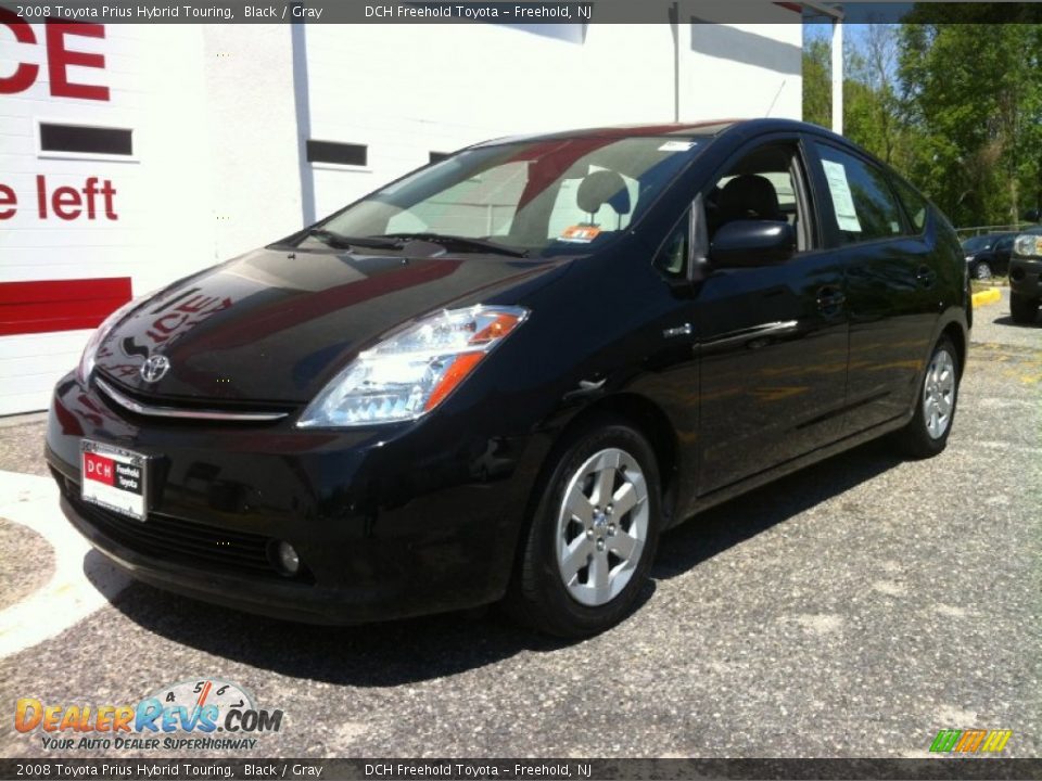 2008 Toyota Prius Hybrid Touring Black / Gray Photo #1