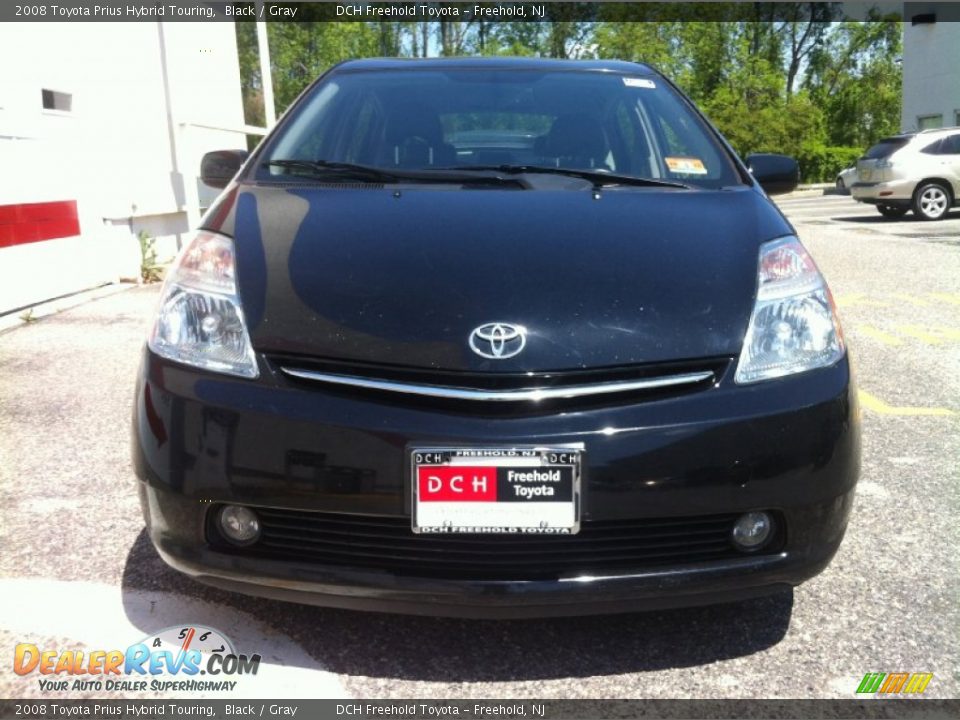 2008 Toyota Prius Hybrid Touring Black / Gray Photo #2