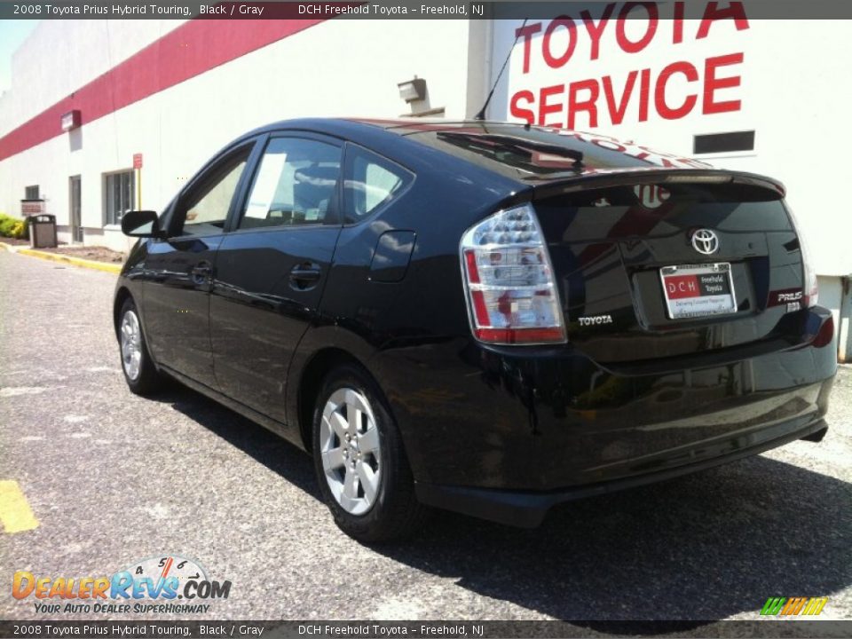 2008 Toyota Prius Hybrid Touring Black / Gray Photo #4