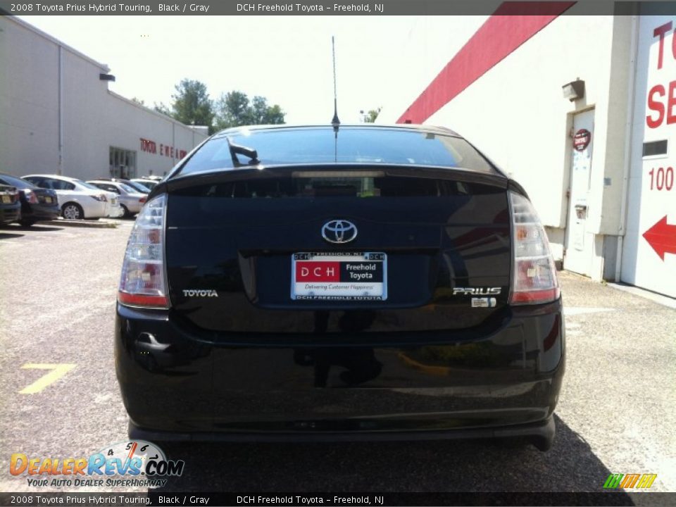2008 Toyota Prius Hybrid Touring Black / Gray Photo #5