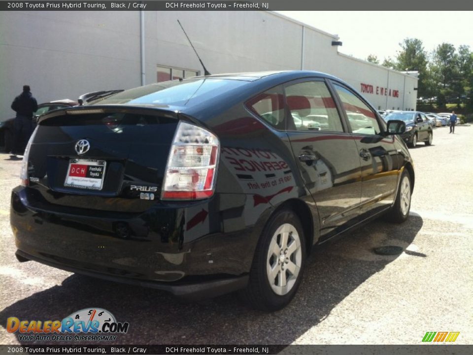 2008 Toyota Prius Hybrid Touring Black / Gray Photo #6