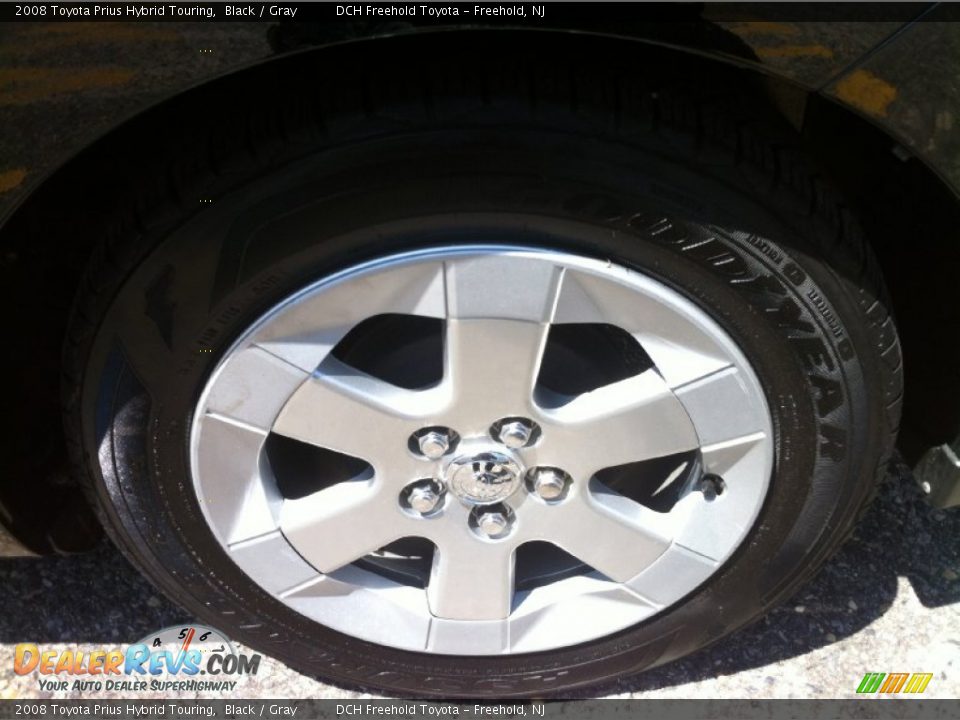 2008 Toyota Prius Hybrid Touring Black / Gray Photo #7