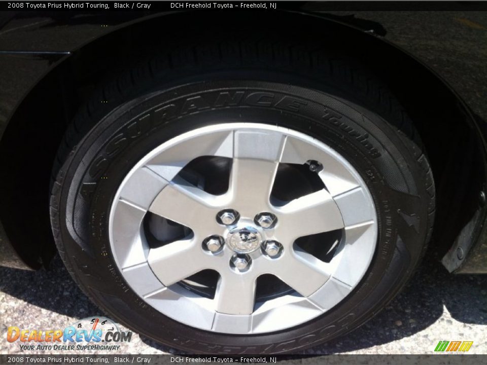 2008 Toyota Prius Hybrid Touring Black / Gray Photo #8