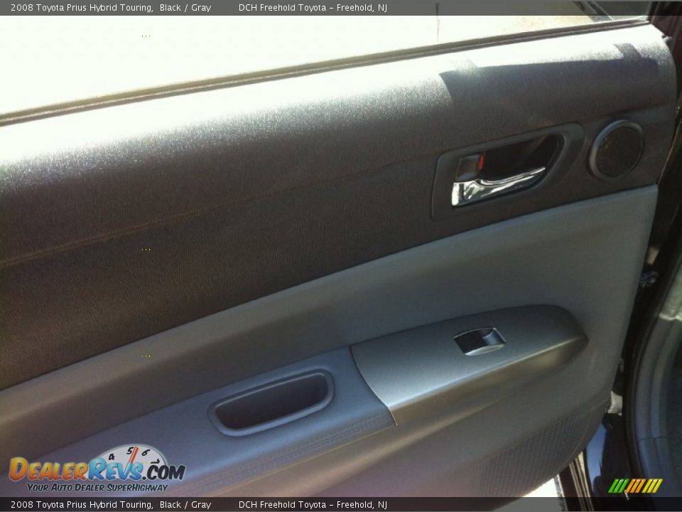 2008 Toyota Prius Hybrid Touring Black / Gray Photo #9