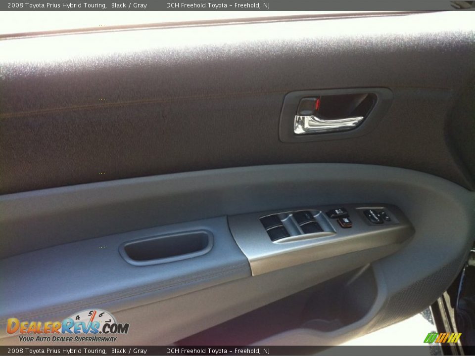2008 Toyota Prius Hybrid Touring Black / Gray Photo #10
