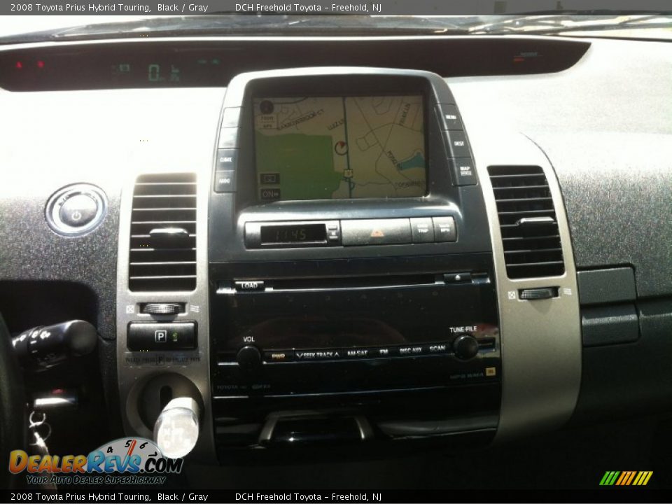 2008 Toyota Prius Hybrid Touring Black / Gray Photo #13