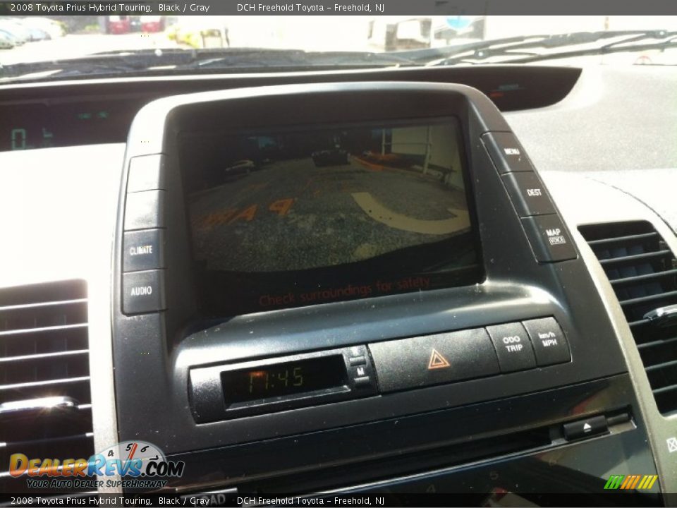 2008 Toyota Prius Hybrid Touring Black / Gray Photo #14