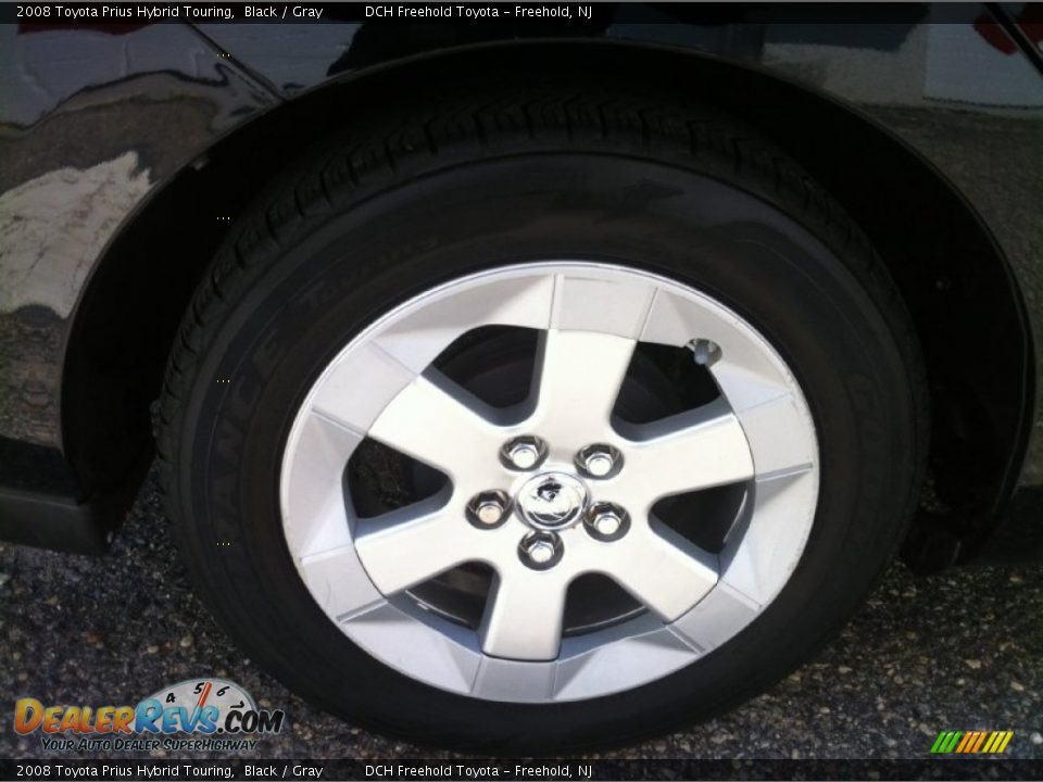 2008 Toyota Prius Hybrid Touring Black / Gray Photo #16