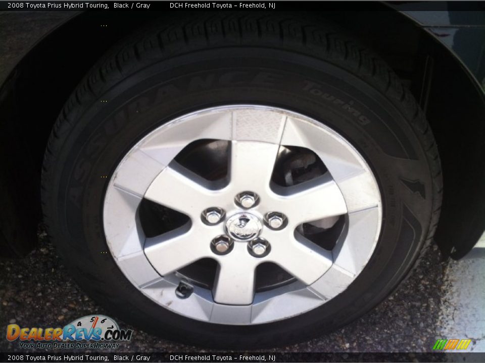 2008 Toyota Prius Hybrid Touring Black / Gray Photo #17