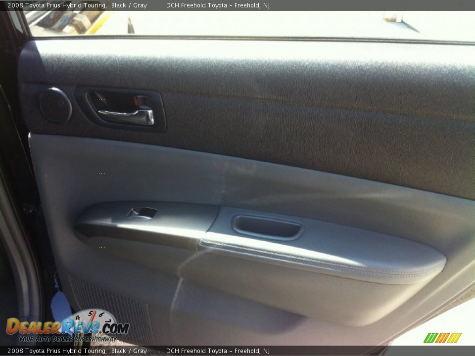 2008 Toyota Prius Hybrid Touring Black / Gray Photo #18