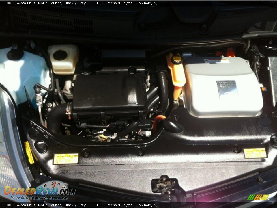 2008 Toyota Prius Hybrid Touring Black / Gray Photo #20