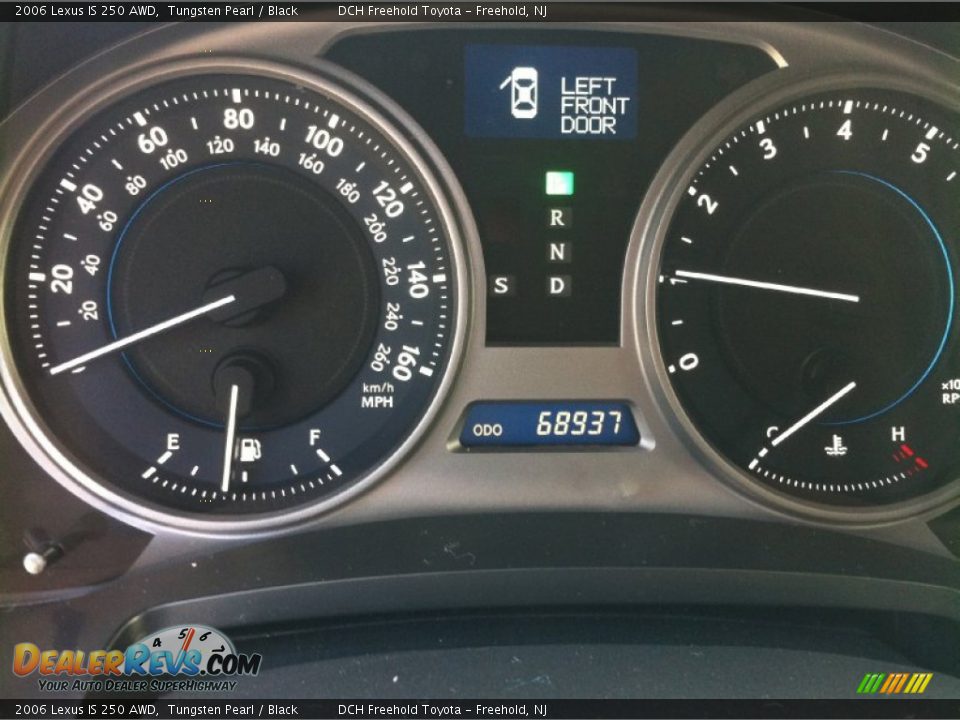 2006 Lexus IS 250 AWD Tungsten Pearl / Black Photo #16