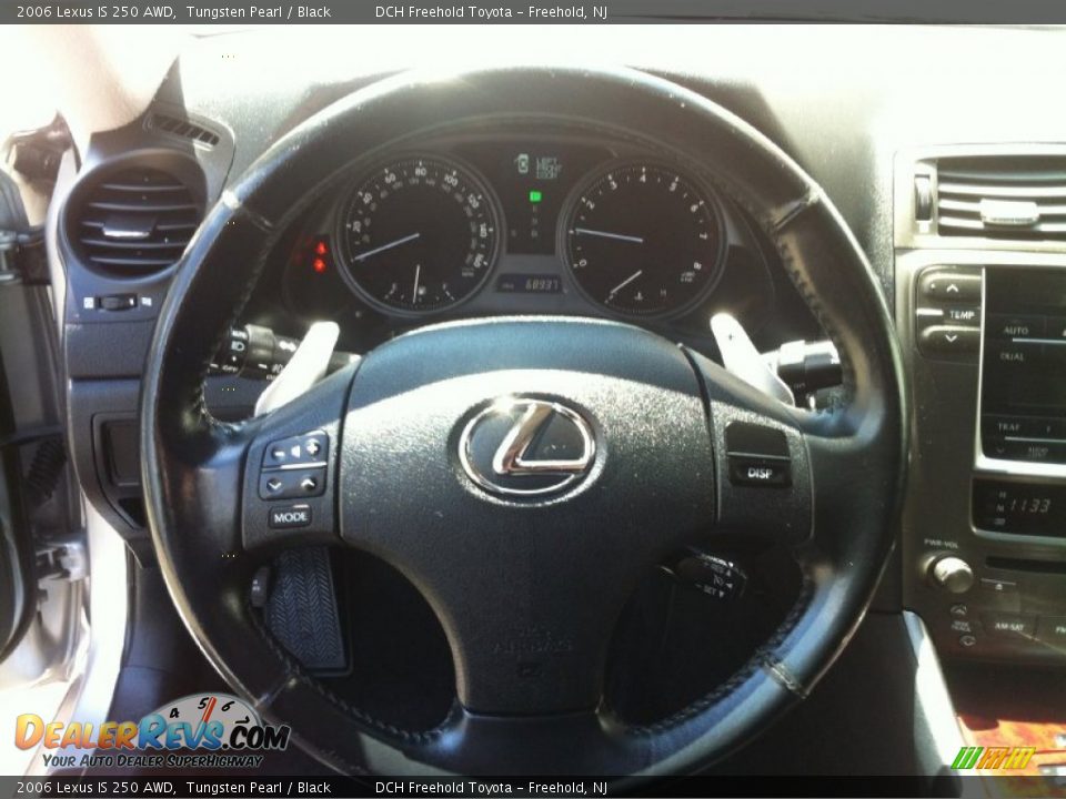2006 Lexus IS 250 AWD Steering Wheel Photo #17