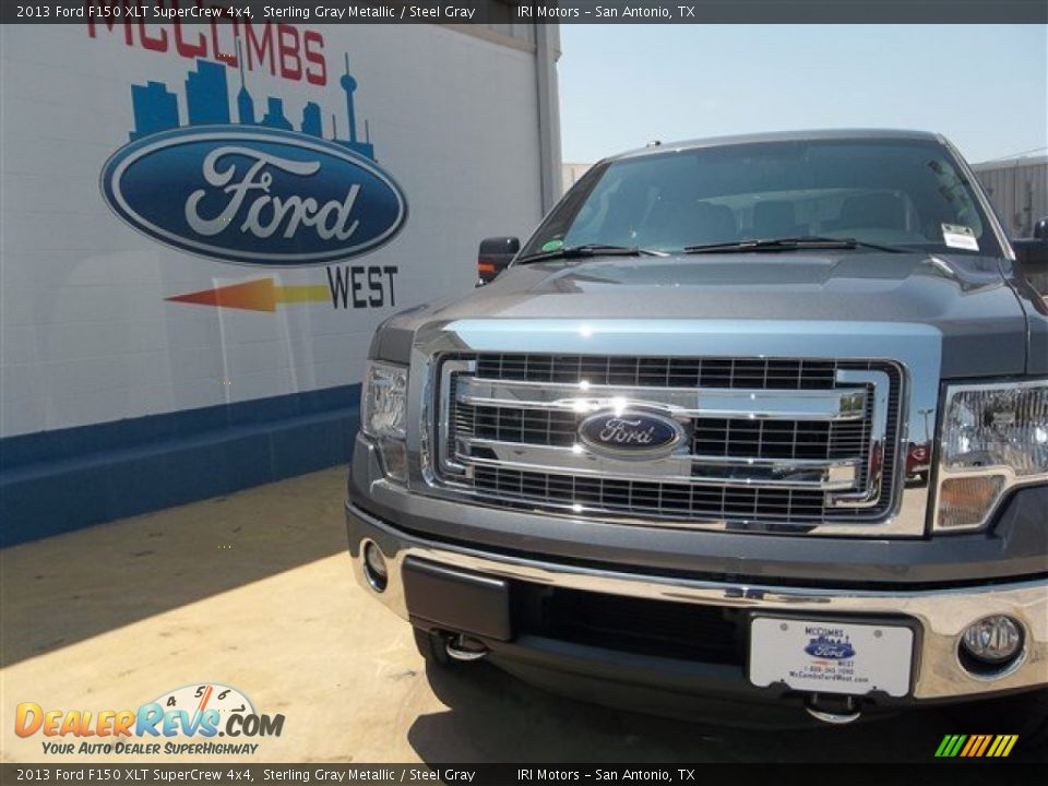 2013 Ford F150 XLT SuperCrew 4x4 Sterling Gray Metallic / Steel Gray Photo #1