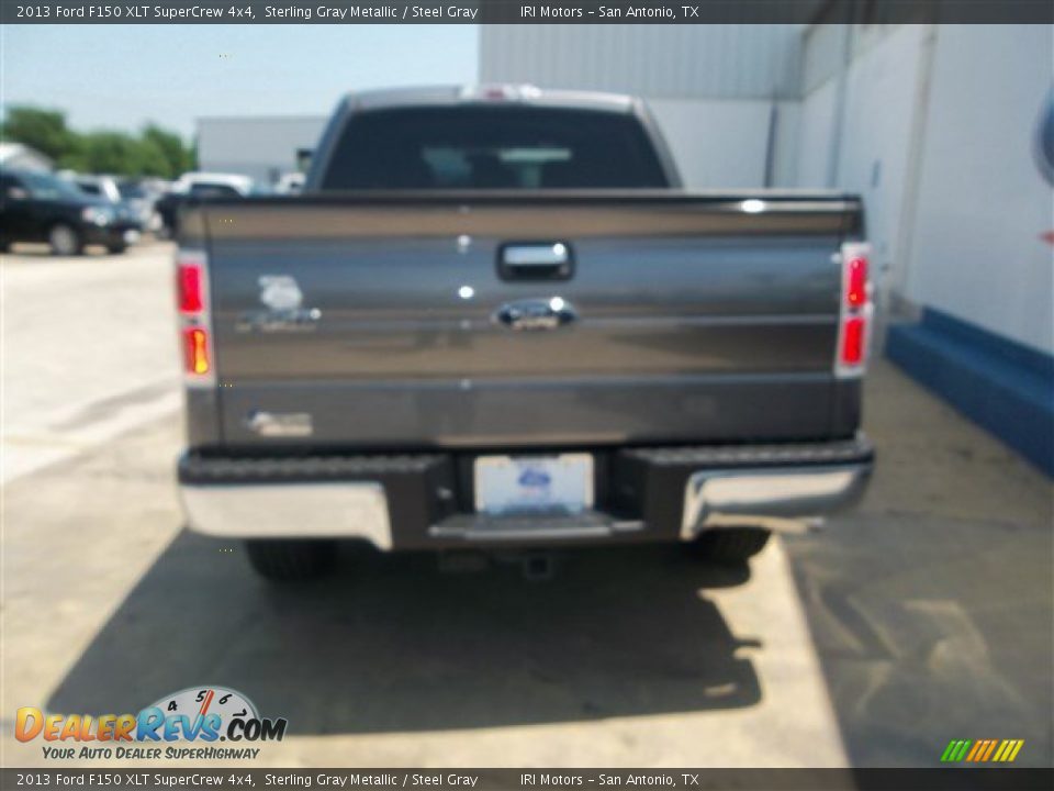 2013 Ford F150 XLT SuperCrew 4x4 Sterling Gray Metallic / Steel Gray Photo #4