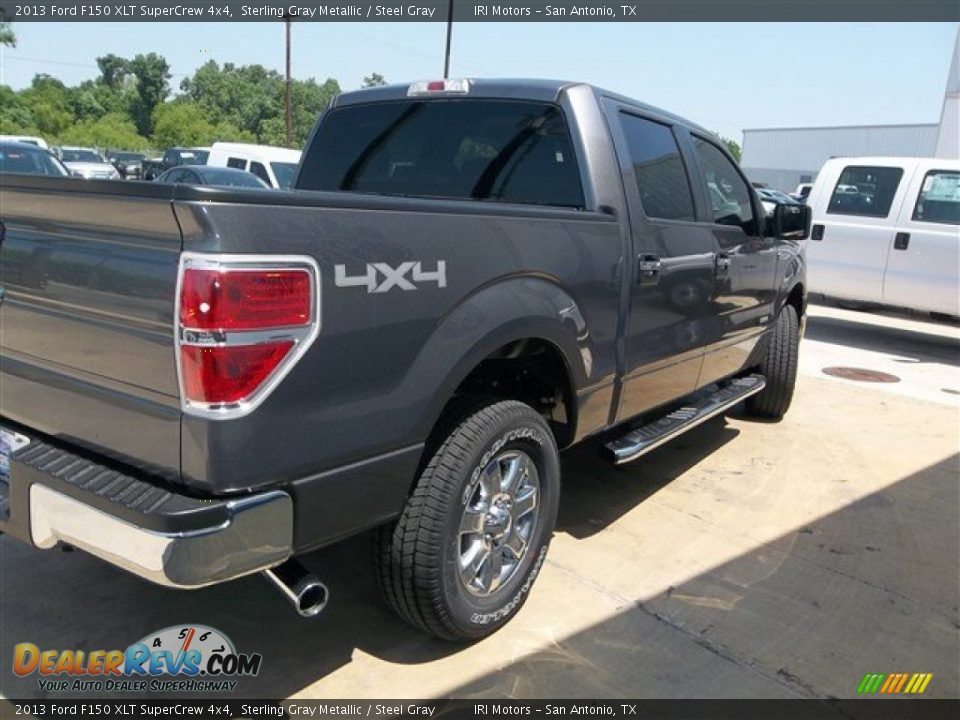 2013 Ford F150 XLT SuperCrew 4x4 Sterling Gray Metallic / Steel Gray Photo #5