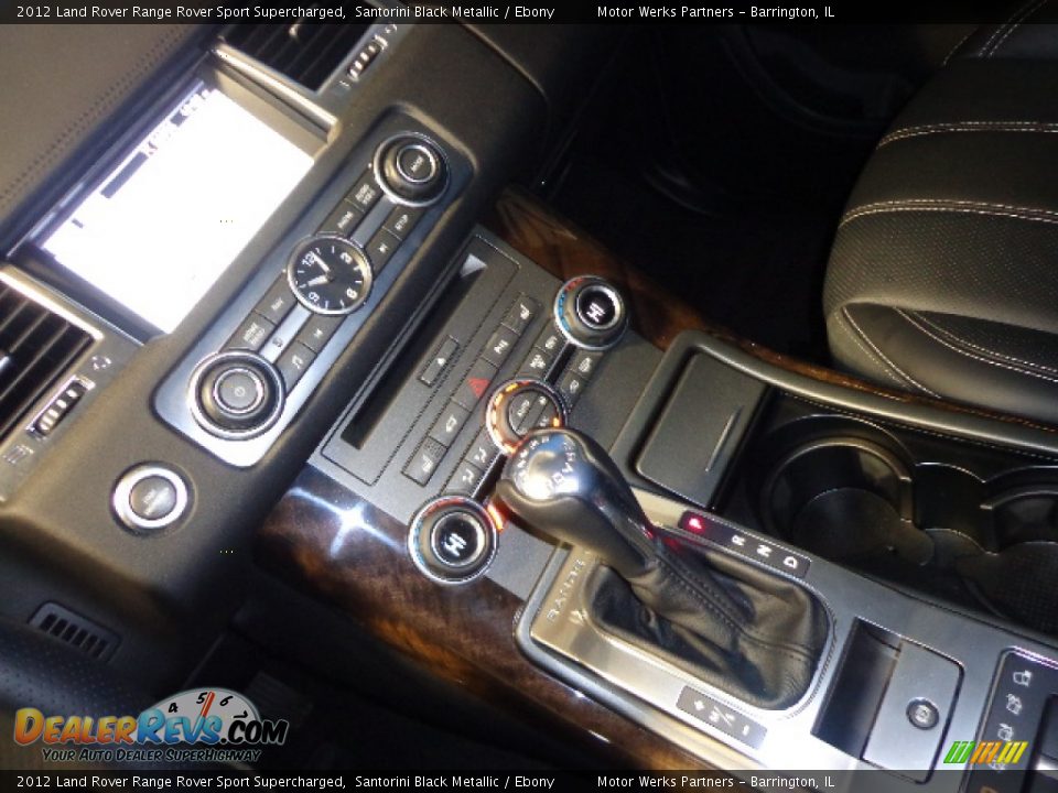 2012 Land Rover Range Rover Sport Supercharged Santorini Black Metallic / Ebony Photo #22