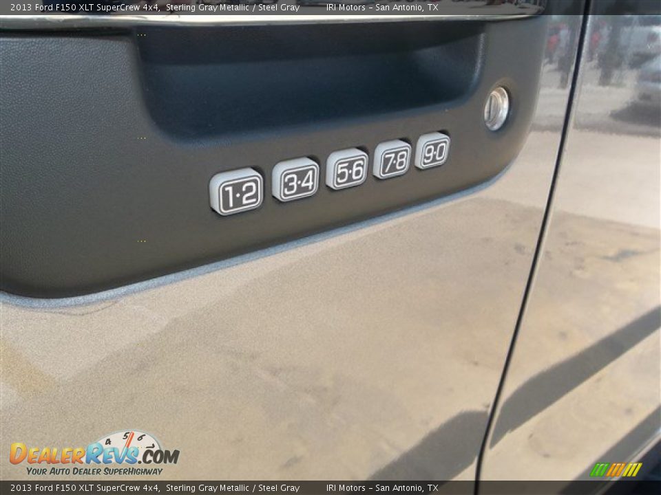 2013 Ford F150 XLT SuperCrew 4x4 Sterling Gray Metallic / Steel Gray Photo #9